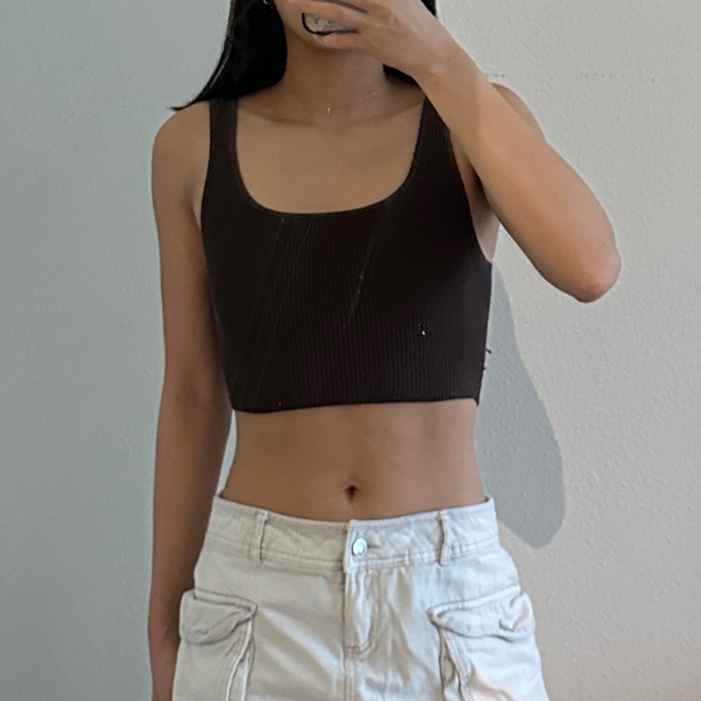 Aritzia Sculpt Knit Top S